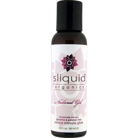 Sliquid Lubricants Organics Natural Gel Intimate Glide, White, 2 Fluid Ounce