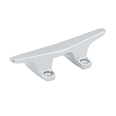 WHITECAP IND Whitecap S-1444C Chrome Plated Zamac Hollow Base Cleat - 4-1/2" Length