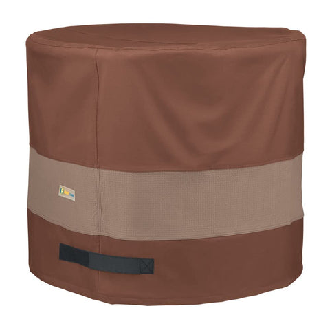 DUCKCOVERS Ultimate Waterproof 32 Inch Round Air Conditioner Cover, Air Conditioner Covers for Outside Units