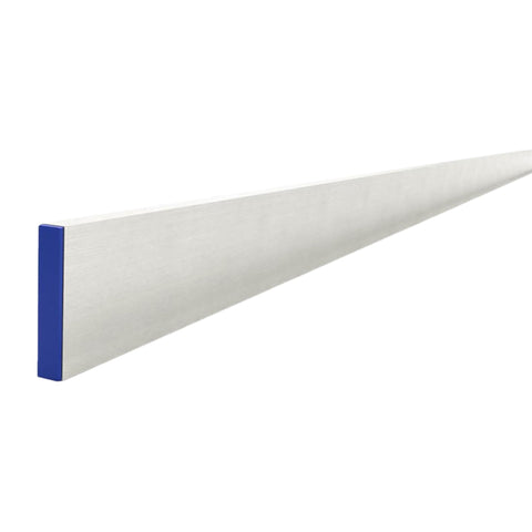 Bon Reinforced Aluminum H Screed – 3/4 in. x 4 in. x 10 ft. with Center Rib and Replaceable End Caps – Long Reach Concrete Leveling Tool for Large-Scale Flatwork
