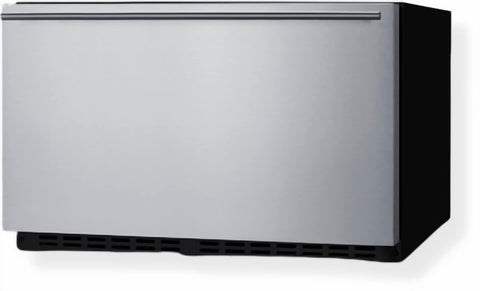 Summit 30” Single Drawer Refrigerator, 2.54 cu.ft. Capacity, Stainless Steel, Panel Ready Capable*- SDR30 (*Panels not included)