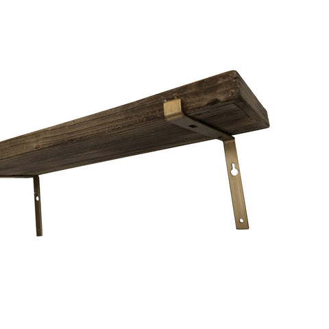 TX USA Corporation L Bracket for Foster Shelf, Vertical Mount, Set of 2 - Gold