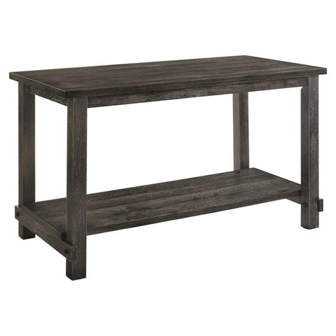 Acme Martha II Wood Counter Height Table in Weathered Gray