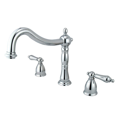 Kingston Brass KS1341AL Heritage Roman Tub Faucet, Polished Chrome