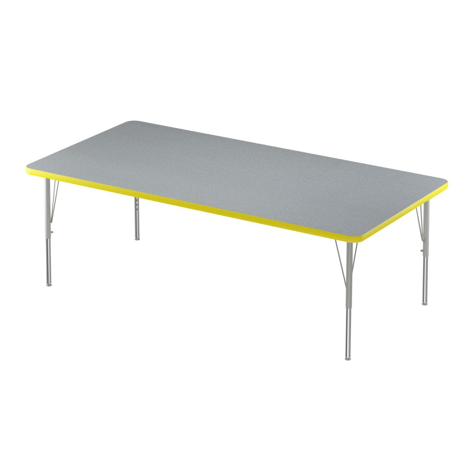 Correll Laminate Activity Tables with Gray Granite Finish A3672TF-REC ...