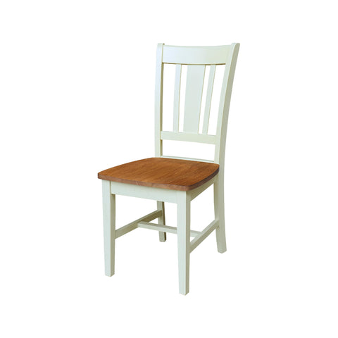 IC INTERNATIONAL CONCEPTS 36" Solid Wood Round Top Dining Table with 4 Chairs Multi Color