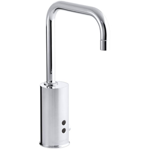Kohler K-13473-CP Deck-Mount AC Powered Bathroom Faucet Less Drain 0.5GPM Chrome