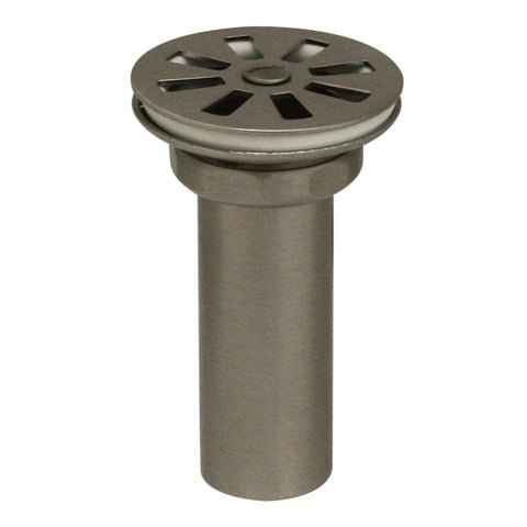 Whitehaus 2 1/2" Grid Bathroom Drain - Brushed Nickel