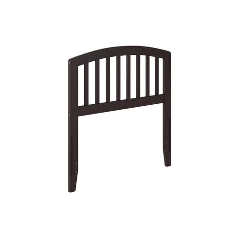 AFI, Richmond Slatted Twin Solid Wood Headboard, Espresso