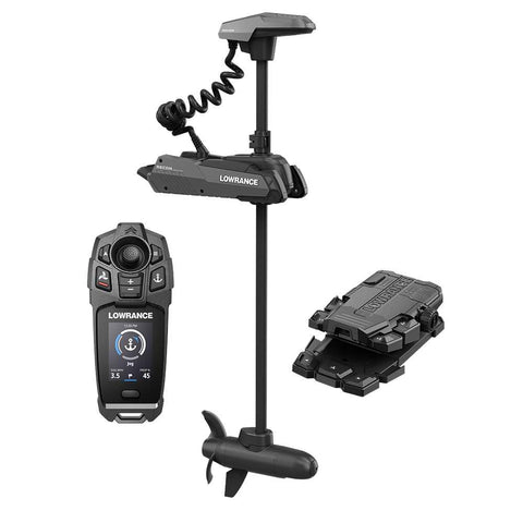 Lowrance Recon Freshwater 54-inch Trolling Motor with FreeSteer Joystick Remote, Wireless Foot Pedal, HDI Nosecone, 000-16173-001