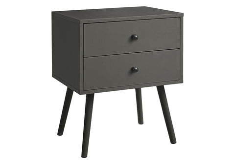 Monarch Specialties I 3629 Accent Table, Bedroom, End, Living Room, Nightstand, Side Table, Grey Laminate