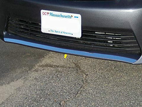 QAA is Compatible with 2012-2014 Toyota Camry 1 Piece Stainless Front Grille Accent Trim, 1" Width Lower Airdam, Narrow SG12131