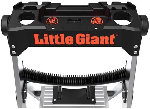 Little Giant Xtra-Lite Plus 5 ft. H Aluminum Step Ladder Type IAA 375 lb. Capacity