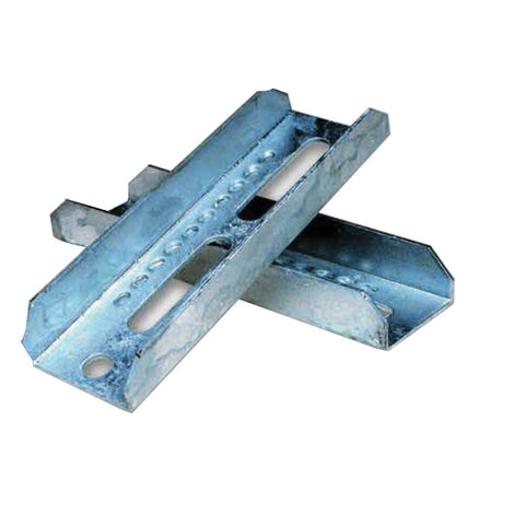 TIE DOWN Engineering 81210 8" Bolster Marine Bracket, Silver, Pack of 2