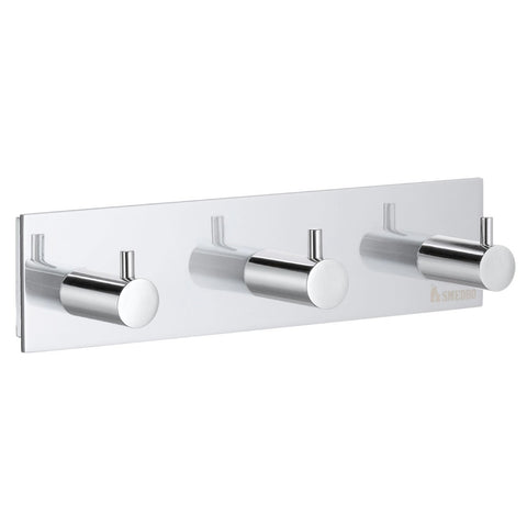 Smedbo SME_ZK359 Hook Triple, Polished Chrome