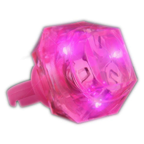 blinkee Huge Gem Rings Pink Assorted Shapes
