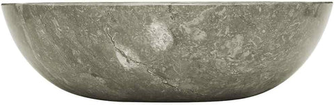vidaXL Wash Basin, Bathroom Sink Bath Wash Bowl, Vanity Sink Bathroom Basin Small Bathroom Sink, Countertop Wash Basin Wash Sink, Gray Marble
