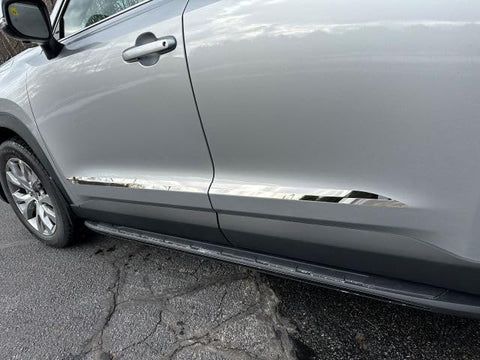QAA Part TH74160 is a 4 Piece Stainless Steel Rocker Panel Trim That is Compatible with Toyota Grand Highlander 2024