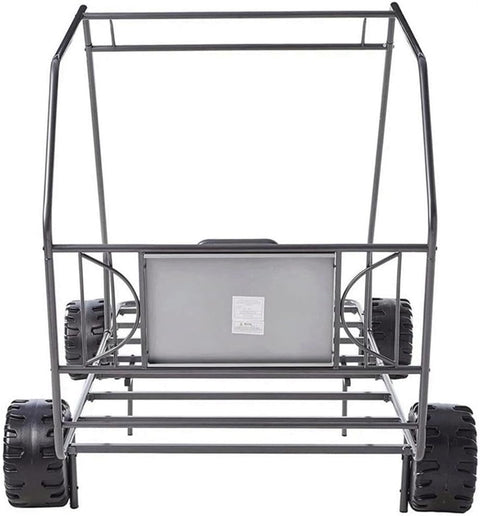 Acme Furniture Modern Styled Metal Black Finish Xander Go Kart Twin Bed