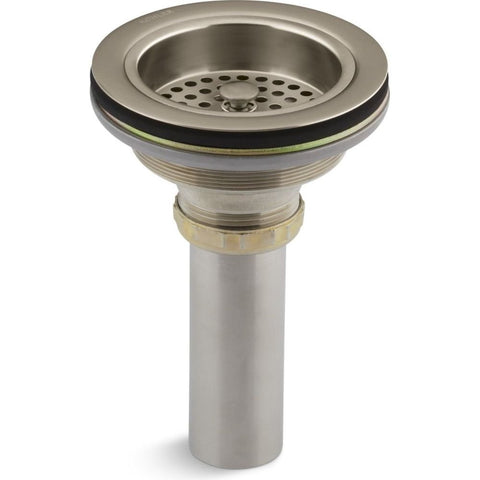 Duostrainer KOHLER K-8801-BV Duostrainer Sink Strainer, Vibrant Brushed Bronze,1.5"