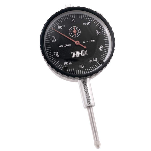 Pro Series by HHIP 4400-1102 Face Dial Indicator, 0-1"/0.001", Black