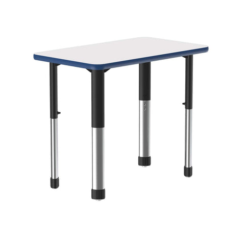 Correll Markerboard Collaborative Desk in Frosty White AD3420DE-REC-80-09-37