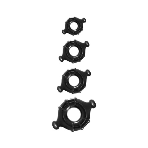 Ns Novelties Renegade Vitality Rings Black