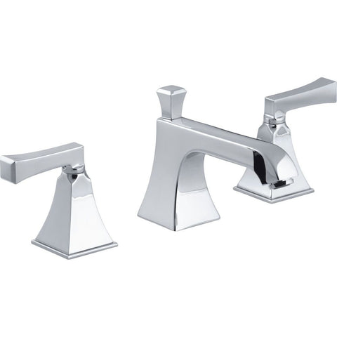 Kohler K-454-4V-CP Memoirs Widespread Lavatory Faucet with Stately Design, Polished Chrome