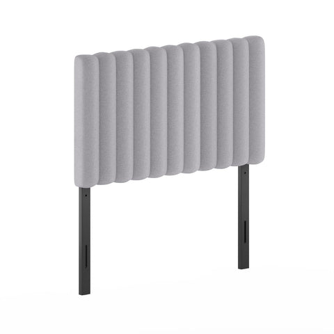 Furinno Roanne Upholstered Tufted Headboard Glacier Twin