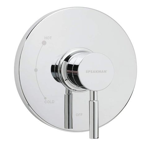 Speakman CPT-1001 Neo Shower Valve Trim for Precise Control and Stylish Modern Bathroom Dcor, Polished Chrome