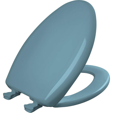 Plastic Elongated Toilet Seat Finish: Regency Blue