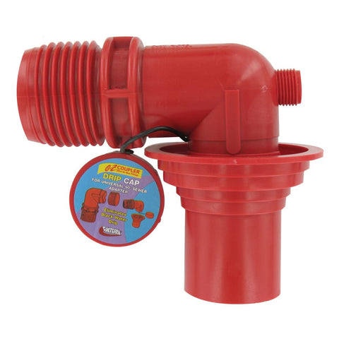 EZ COUPLER UNIVERSAL SEWER ADAPTER RED CARDED
