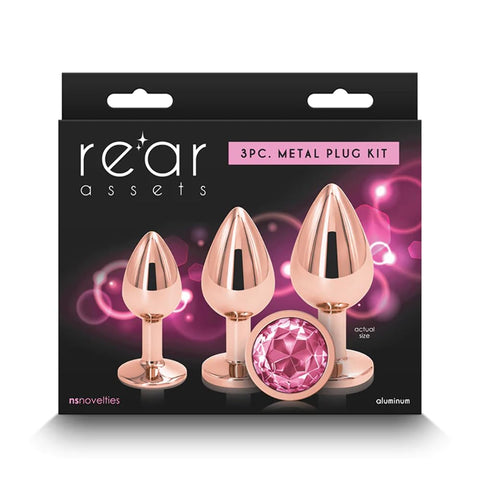 NS Novelties - Rear Assets - Trainer Kit - Multicolor - Rose Gold - Pink