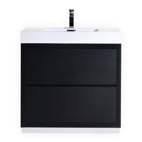 KubeBath Bliss 40 in. Free Standing Single Sink Modern Bathroom Vanity