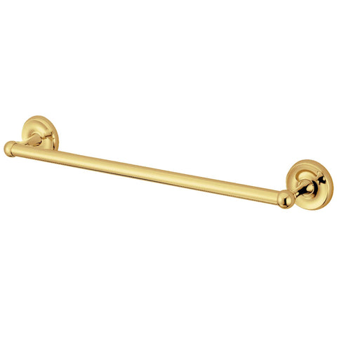 Kingston Brass BA312PB Classic 18-Inch Towel-Bar, Polished Brass