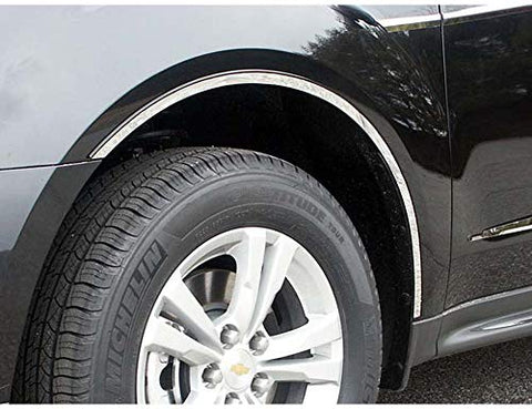 QAA is Compatible with 2011-2014 Cadillac CTS Coupe 6 Piece Stainless Wheel Well Accent Trim, 0.87" Width WQ50254
