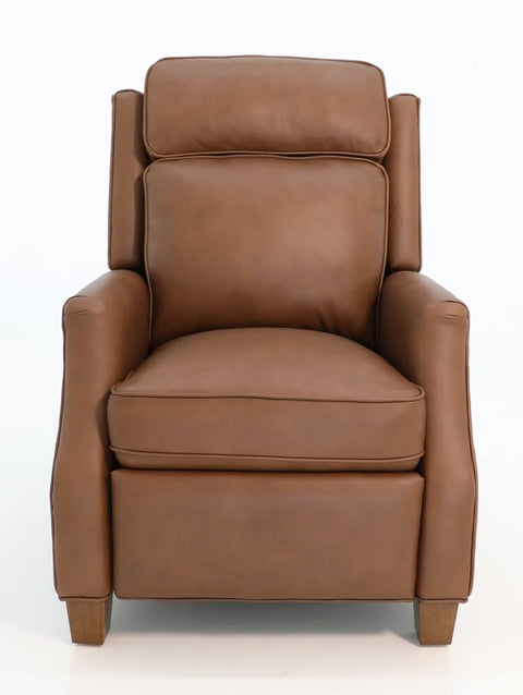 BarcaLounger Nixen Manual Recliner-Dobbs-Saddle