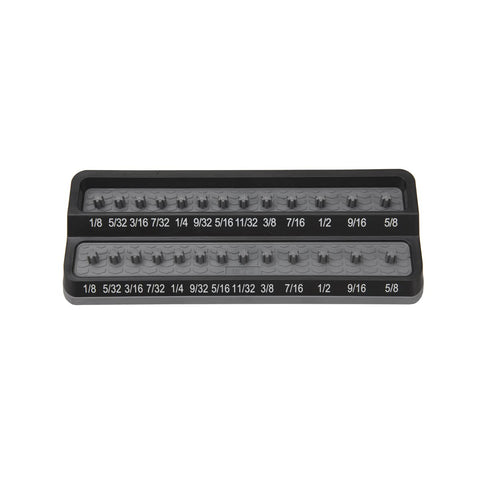 1/4" Peg Socket Holder, sae, gray
