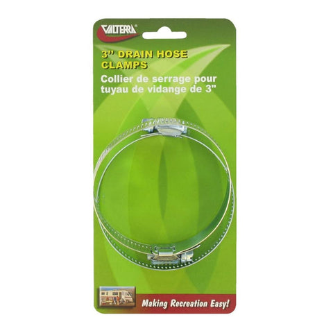 Valterra H03-0058VP Hose Clamp - 3" x 1/2", Pair, Silver