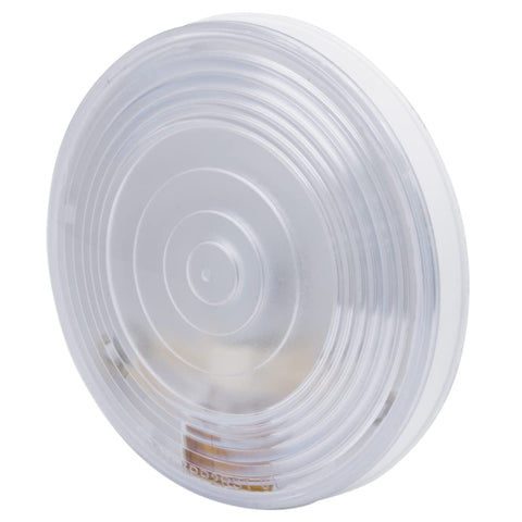 RoadPro RP4064W White 4" Round Sealed Back-Up Light with 3-Prong Connector
