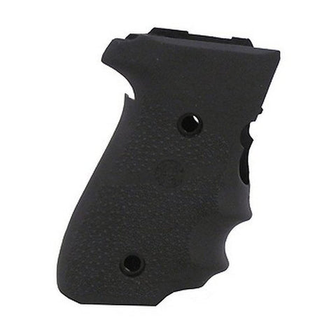 Hogue OverMolded Rubber Grip with Finger Grooves for SIG SAUER P228 and P229, Black - 28000