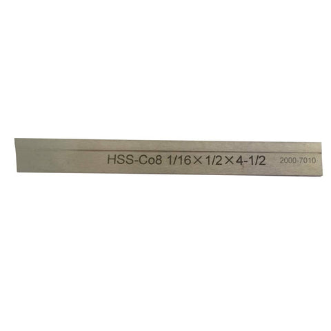 HHIP 2000-7010 1/16 W x 1/2H x 4-1/2" 5% Cobalt P1 Style Parallel Type Cut-Off Blade (Pack of 1)