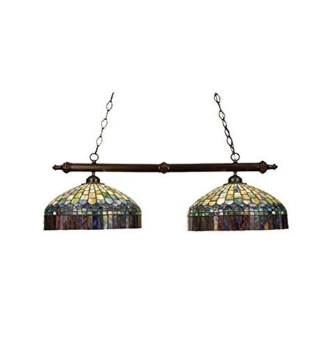 39" L Tiffany Candice 2 LT Island Pendant