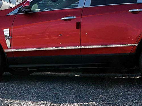 QAA is Compatible with 2010-2012 Ford Fusion 4 Piece Stainless Body Molding Insert Trim Kit, 1" Width MI50390