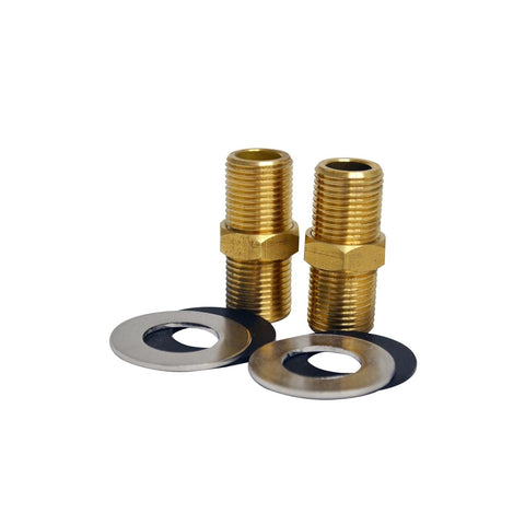 Whitehaus WHFS00098-10 Laundry Kitchen Utility Faucet Mounting Nipple, Brass