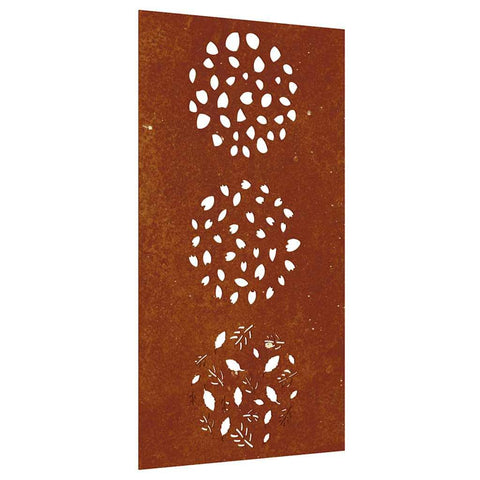 vidaXL Garden Wall Decoration Regular metal color (will rust) Corten steel