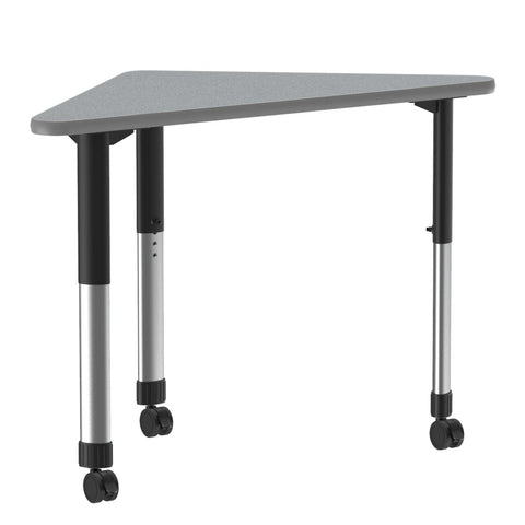 Correll Collaborative Desk with Gray Granite Finish AD3041-WING-15-09-13-CK