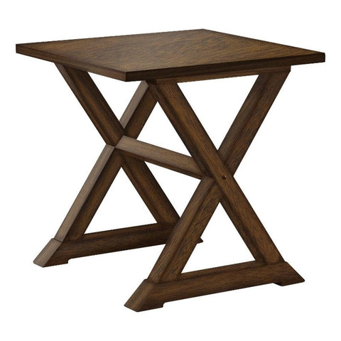 Monarch Specialties 3988 Accent, End, Side Table, Square, Nightstand, Lamp, Brown Table-24 H/Dark Walnut Veneer, 22" L x 23.5" W x 23.5" H