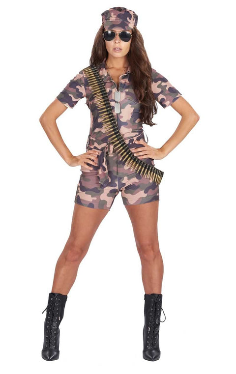 Orion Costumes Army Girl Adult Costume | Small