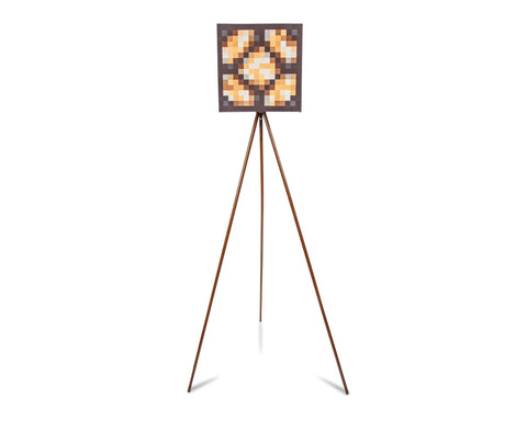 Minecraft Glowstone Tripod Floor Lamp | LED Light, Standing Lamp for Living Room | Home Decor Accessories and Room Essentials | Official Video Game Collectible | 62 Inches Tall
